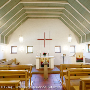Evang. Gemeindehaus Altar